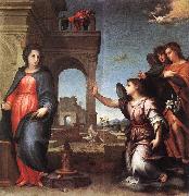 Andrea del Sarto The Annunciation f7 painting